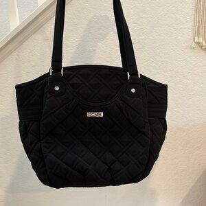 Vera Bradley Glenna bag - black microfiber -